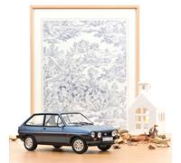 Ford Fiesta Mk1 XR2 1981 Azul Metalizado 1:18 Norev