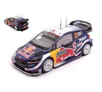 Ford Fiesta WRC #2 Rojo Bull Rally Monte Carlo 2018 Evansw / Barritt 1:24 Modelo