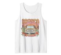 Ford - Flores y cactus del desierto retro de Bronco Camiseta sin Mangas