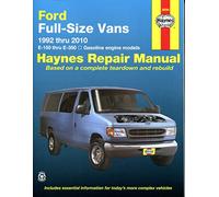 Ford full-size E-150-E-350 petrol vans (1992-2014) Haynes Repair Manual (USA): 1992 to 2014