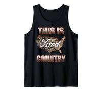 Ford Go Further Orange Camo Camiseta sin Mangas