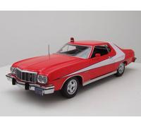 Ford Gran Torino 1976 Rojo Blanco Starsky y Hutch Auto Modelo 1:24 Greenlight