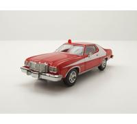 Ford Gran Torino Rojo Modelo De Coche 1:87 Brekina
