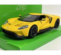 Ford GT Amarillo 1:24 Escala Welly 24082Y 2017