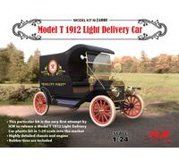 Ford Model T 1912 Coche De Entrega Ligero 1:24 Kit De Modelo De Plástico ICM