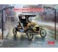 Ford Modelo T 1912 Commercial Roadster, American Coche 1:24 Plástico Kit Icm