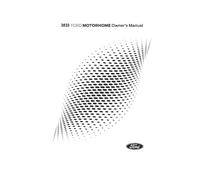 FORD MOTORHOME Owner's Manual: Complete Full Color Print, for USA Vehicles