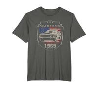 Ford Mustang 1969 Flag Camiseta
