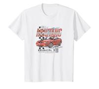 Ford Mustang 2003 Camiseta, Niños, Blanco, 10 años