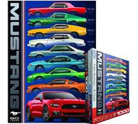 Ford MUSTANG 50 Años 9 Tipos 1000 Piezas Puzle Rompecabezas 68mm x 49mm