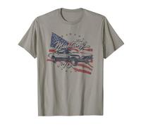 Ford Mustang '70 American Flag Camiseta
