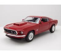 FORD Mustang Boss 429 - 1969 - black - WELLY 1:24
