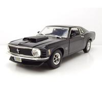 Ford Mustang Boss 429 1970 Negro Modelo De Coche 1:18 MotorMax