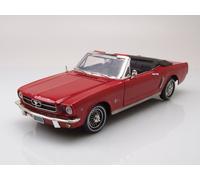 Ford MUSTANG Cabrio 1964 Coche a Escala Rojo 1:18 MotorMax