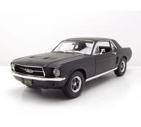 Ford Mustang Coupé 1967 Negro Mate Greenlight 1:18 Modelo Coche