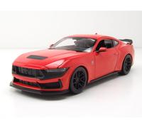 Ford Mustang Dark Horse 2024 Rojo Metálico Coche De Modelo 1:24 Maisto