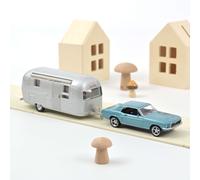 FORD MUSTANG ET CARAVANE AIRSTREAM -1968