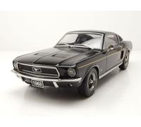 Ford Mustang GT Fastback 1968 Negro Modelo De Coche 1:18 KK Scale