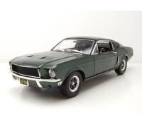 Ford Mustang GT Fastback 1968 Verde Bullitt Steve McQueen 1:18 Greenlight