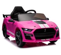 Ford MUSTANG GT500 Shelby Infantil Coche Eléctrico Eva Ruedas Artificial LED RC