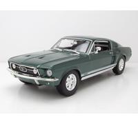 Ford Mustang GTA Fastback 1967 Verde Metálico 1:18 Maisto Modelo Die-Cast