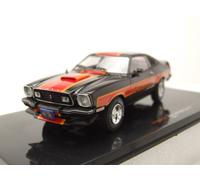 1977 Ford Mustang II Cobra Negro Decorado 1:43 IXO Models CLC599N.22