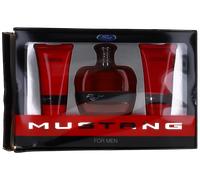 Ford MUSTANG Por para Hombre Set: EDT+ Asb + Sg (3.4+3.4+3.4) OZ Dañado Caja