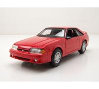 Ford MUSTANG Svt Cobra 1993 Coche a Escala Rojo 1:24 Maisto