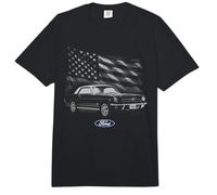 Ford Mustang USA Flag Comfort Colors Adult Heavyweight T-Shirt
