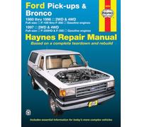 Ford pick-ups F-100-F-350 & Bronco (1980-1996) & F-250HD & F-350 (1997) Haynes Repair Manual (USA): 1980 Thru 1996 2wd & 4WD Full-Size F-100 Thru ... Engines (Hayne's Automotive Repair Manual)