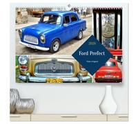 Ford Prefect - Made in England (hochwertiger Premium Wandkalender 2026 DIN A2 quer), Kunstdruck in Hochglanz: Der britische Oldtimer Ford Prefect 100E in Kuba