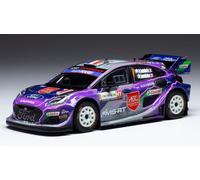 Ford Puma Rally1 #7 Rally Cerdeña 2022 Loubet / Landais 1:43 Modelo Ixo Model