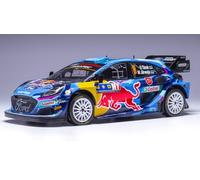 MODELLINO Scala compatible con Ford Puma WRC N.8 Europa Central. Rally 2023 TANAK-JARVEOJA 1:18 IXO MODELO 18RMC187