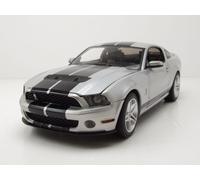 Ford Shelby GT500 Mustang 2011 Plata Negra Modelo De Coche 1:18 Greenlight