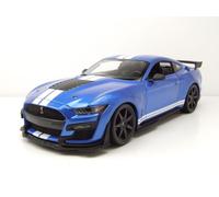 Ford Shelby Mustang GT500 2020 Azul Metálico Maisto 1:18 Coche Die-Cast