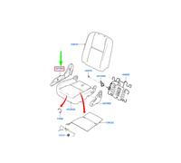 FORD TRANSIT CONNECT MK1 Asiento delantero derecho Faldón derecho RHD 4497578 NUEVO ORIGINAL