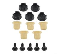 Ford Transit MK8 - Juego de tapas de rosca para puerta trasera, cubiertas de plástico negro para fijaciones de panel interior, kit de tuercas de retención OE 4048719
