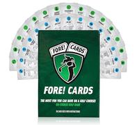 Fore Cards On Course - Juego de cartas de golf interactivo para diversión, estrategia y competencia - Mezcla formatos clásicos y únicos - Juegos de golf de cartas Fore y un regalo para golfistas de