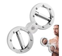 Forearm Strength Trainer, Stainless Steel Hand Grip, Arm Strengthener, 14.57x6.5x1.06 Inches, Ergonomic Arm Trainer, Muscle Training, Fitness Equipment for Workout, Gym, and Home