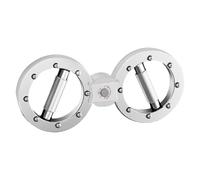 Forearm Strength Trainer, Stainless Steel Hand Grip Arm Strengthener, Adjustable Resistance Workout Tool for Muscle Training, Fitness, Gym, and Home Exercise, 14.57x6.5x1.06 Inches