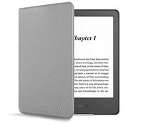 Forefront Cases Funda para Amazon Kindle (16 GB) 6" (11.ª Generación, Modelo: 2024 y 2022) - Delgado, Ligera y Protectora Funda para Amazon Kindle 6" - Smart Auto Sueño Estela Función - Gris