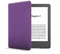 Forefront Cases Funda para Amazon Kindle (16 GB) 6" (11.ª Generación, Modelo: 2024 y 2022) - Delgado, Ligera y Protectora Funda para Amazon Kindle 6" - Smart Auto Sueño Estela Función - Púrpura