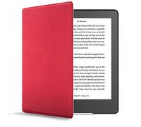 Forefront Cases Funda para Kobo Aura Edition 2 (Modelo: N236, 2016) - Delgado, Ligera y Protectora Funda para Kobo Aura Edition 2 (6") - Smart Auto Sueño Estela Función (Carcasa) - Rojo