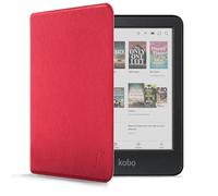 Forefront Cases Funda para Kobo Clara Colour y BW (Modelos: 2024) - Delgado, Ligera y Protectora Funda para Kobo Clara Colour y BW - Smart Auto Sueño Estela Función (Carcasa) - Rojo