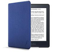 Forefront Cases Funda para Kobo Nia (Modelo: 2020) - Delgado, Ligera y Protectora Funda para Kobo Nia - Smart Auto Sueño Estela Función (Carcasa) - Azul Real