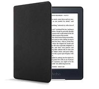 Forefront Cases Funda para Kobo Nia (Modelo: 2020) - Delgado, Ligera y Protectora Funda para Kobo Nia - Smart Auto Sueño Estela Función (Carcasa) - Negro