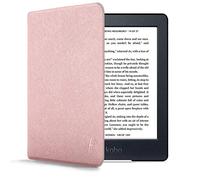 Forefront Cases Funda para Kobo Nia (Modelo: 2020) - Delgado, Ligera y Protectora Funda para Kobo Nia - Smart Auto Sueño Estela Función (Carcasa) - Oro Rosa