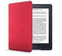 Forefront Cases Funda para Kobo Nia (Modelo: 2020) - Delgado, Ligera y Protectora Funda para Kobo Nia - Smart Auto Sueño Estela Función (Carcasa) - Rojo