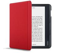 Forefront Cases Funda para Kobo Sage (Modelo: 2021) - Delgado, Ligera y Protectora Funda para Kobo Sage - Smart Auto Sueño Estela Función (Carcasa) - Rojo