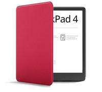 Forefront Cases Funda para Pocketbook InkPad 4 y Pocketbook InkPad Color (Colour) 3 y 2 - Delgado, Ligera y Protectora Funda con Smart Auto Sueño Estela Función (Carcasa) - Rojo